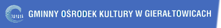 Logo Gminny Ośrodek Kultury w Gierałtowicach