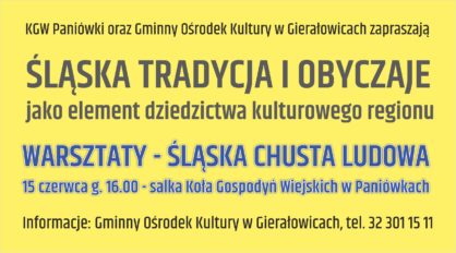 lska chusta ludowa  warsztaty