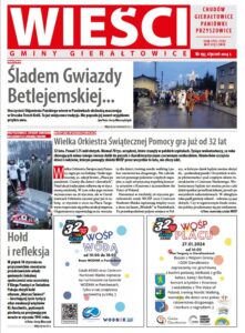 Pierwsza strona gazety Wieści Gminy Gierałtowice