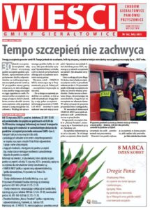 Pierwsza Strona gazety Wieści Gminy Gierałtowice
