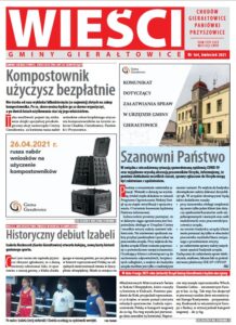 Pierwsza strona gazety Wieści Gminy Gierałtowice