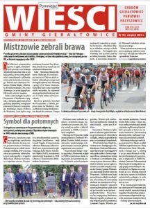 Pierwsza strona gazety Wieści Gminy Gierałtowice
