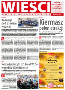 Pierwsza strona gazety Wieści Gminy Gierałtowice