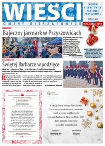 Pierwsza strona gazety Wieści Gminy Gierałtowice