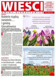 Pierwsza strona gazety Wieści Gminy Gierałtowice