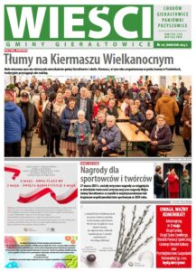 Pierwsza strona gazety Wieści Gminy Gierałtowice