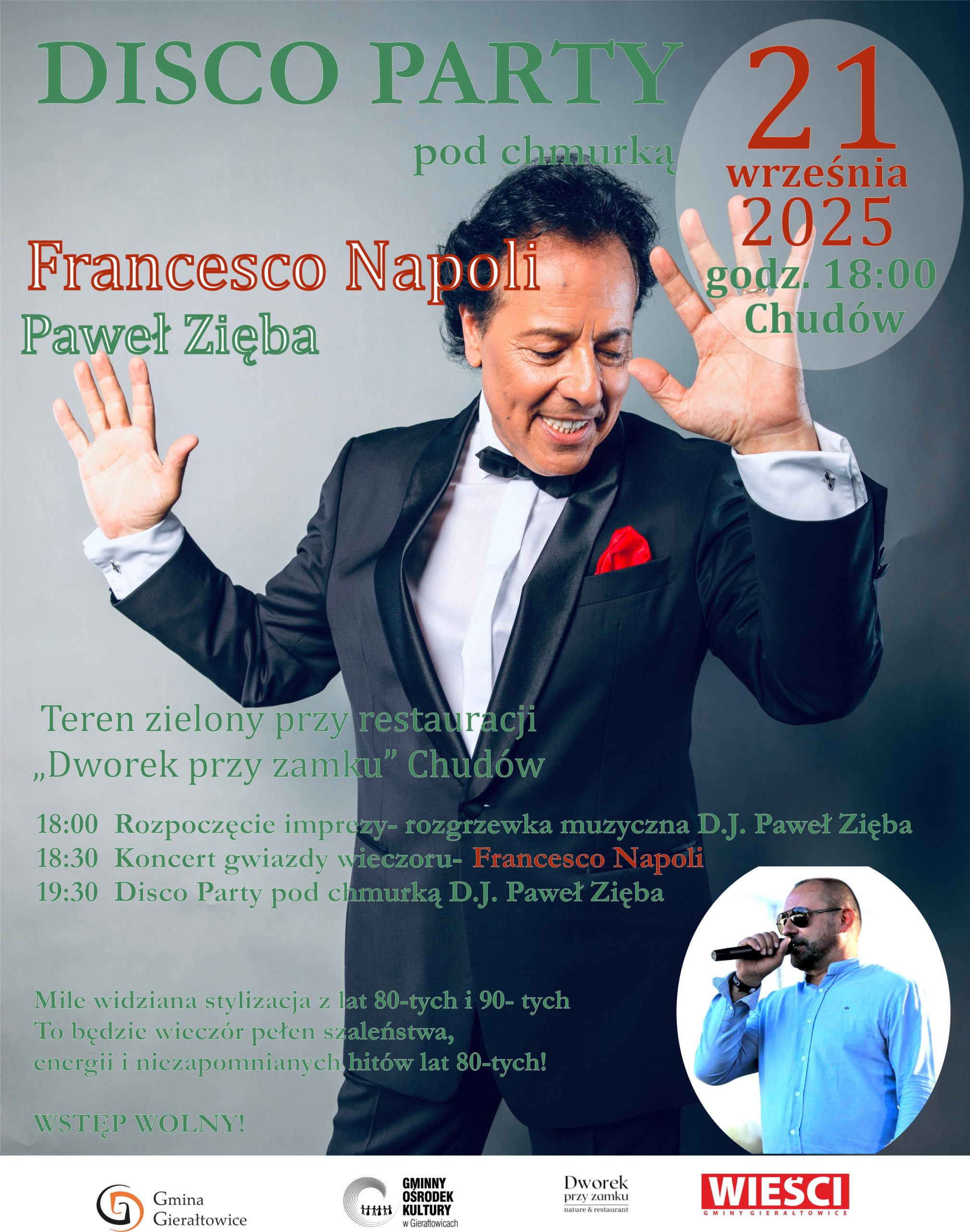 Plakat wydarzenia- Francesco Napoli 21 września 2025