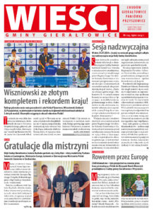 Pierwsza strona gazety Wieści Gminy Gierałtowice