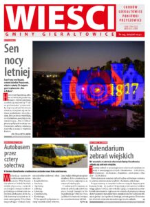 Pierwsza strona gazety Wieści Gminy Gierałtowice