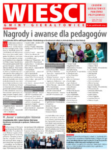 Pierwsza strona gazety Wieści Gminy Gierałtowice