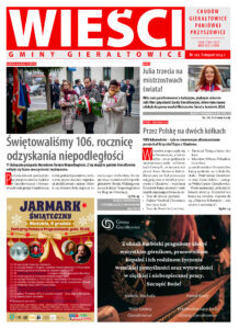 Pierwsza strona gazety Wieści Gminy Gierałtowice