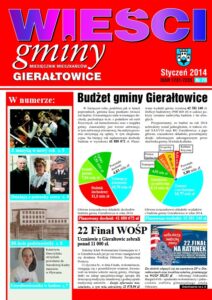 Pierwsza strona gazety Wieści Gminy Gierałtowice