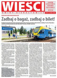 Pierwsza strona gazety Wieści Gminy Gierałtowice