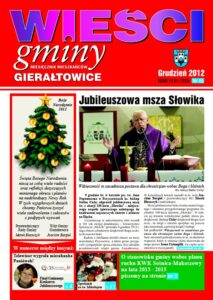 Pierwsza strona gazety Wieści Gminy Gierałtowice