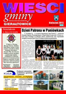 Pierwsza strona gazety Wieści Gminy Gierałtowice