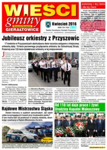 Pierwsza strona gazety Wieści Gminy Gierałtowice