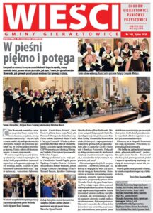 Pierwsza strona gazety Wieści Gminy Gierałtowice