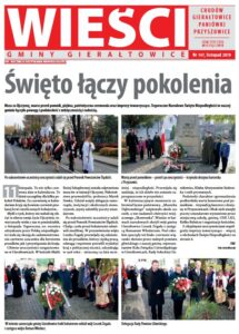 Pierwsza strona gazety Wieści Gminy Gierałtowice