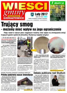 Pierwsza strona gazety Wieści Gminy Gierałtowice