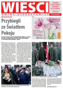 Pierwsza strona gazety Wieści Gminy Gierałtowice