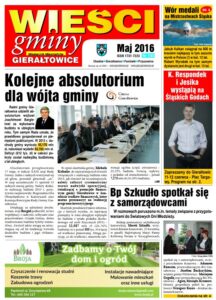 Pierwsza strona gazety Wieści Gminy Gierałtowice