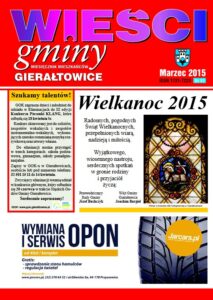Pierwsza strona gazety Wieści Gminy Gierałtowice