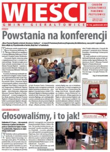 Pierwsza strona gazety Wieści Gminy Gierałtowice