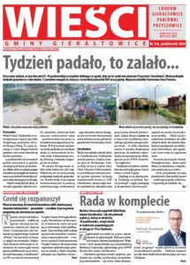 Pierwsza strona gazety Wieści Gminy Gierałtowice