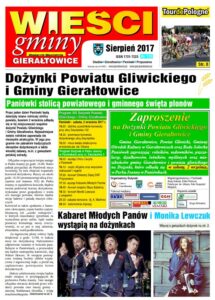 Pierwsza strona gazety Wieści Gminy Gierałtowice