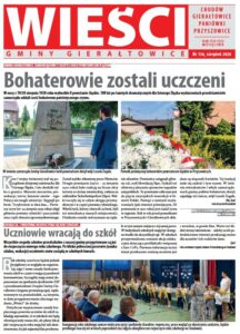 Pierwsza strona gazety Wieści Gminy Gierałtowice