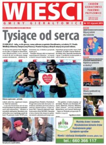 Pierwsza strona gazety Wieści Gminy Gierałtowice